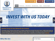 Tablet Screenshot of hamistergroup.com